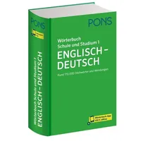 Pons langenscheidt gmbh PONS Wörterbuch Schule und Studium Englisch