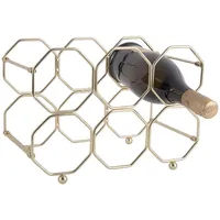 Present Time Weinregal 31 x 16,5 x 22 cm Gold