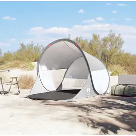 vidaXL Strandzelt Grau Pop-Up Wasserdicht