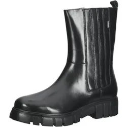 STEVEN NEW YORK Damen Echtleder-Stiefel Stiefelette Herbst-Schuhe SSNY11000285-03001-017 Schwarz - 36