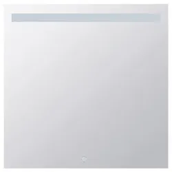 Bemeta LED-Spiegel Aluminium/Glas Aluminium/Glas 101201127