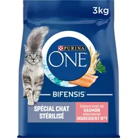 Purina One Speziell für Katzen, sterilisiert, Lachs, 3 kg
