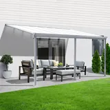 Aileenstore Terrassenüberdachung Sky Guard 434 cm weiß