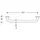 Hewi 477 Badetuchhalter Schwarz 477.30.20090