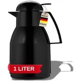 Helios Isolierkanne 1,0 l Schwarz
