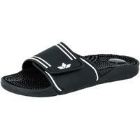 LICO POOL Unisex Erwachsene Badeschuhe, Schwarz/ Weiß, 46 EU