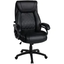Duo Collection Chefsessel Benito XXL Kunstleder Schwarz