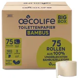 Toilettenpapier XXL-Box Bambus