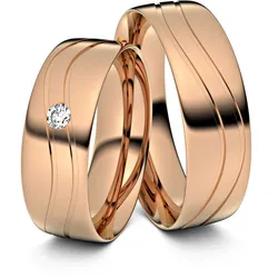 Trauringe Liebenau 585er Rotgold - 9541