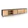 SKRAUT HOME Lowboard 309x61x35 cm Eiche Schwarz Holzwerkstoff