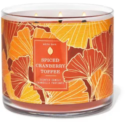 Spiced Cranberry Toffee - 411g 3-Docht Kerze