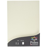 Clairefontaine 24303C Packung mit 50 Blatt Pollen, by Papier DIN A4, 210 x 297 mm, 120g, Perlmutt Elfenbein