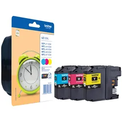Brother LC125XL Rainbow Pack - 3er-Pack - Sehr hohe Ergiebigkeit