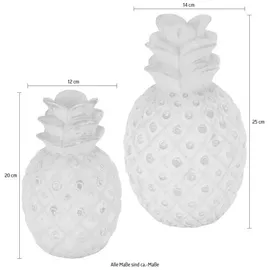 I.GE.A. Dekofigur I.GE.A., weiß, Keramik, Dekofiguren, Höhe 20 und 25 cm (2er Set)