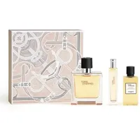 Hermès Terre d'Hermès Parfum 75 ml + Parfum 15 ml + Shower Gel 40 ml Geschenkset