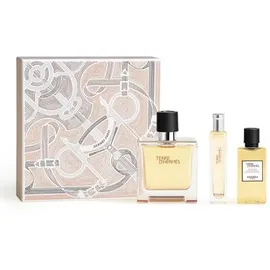 Hermès Terre d'Hermès Parfum 75 ml + Parfum 15 ml + Shower Gel 40 ml Geschenkset