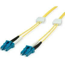 EasyLan LWL-LED-Patchkabel duplex 9/125μm OS2, LC/LC, gelb, 10 m
