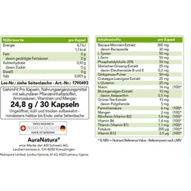 aura natura GehirnFit Pro Kapseln 30 St.