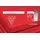 sunnypillow Sitzkissen 40 x 40 x 5 cm rot 4-tlg.