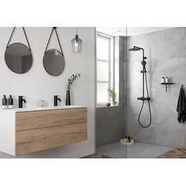 Damixa Silhouet Duschsystem Mattschwarz (5795461)