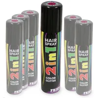 Fries 2 in 1 Haarspray pink/silber