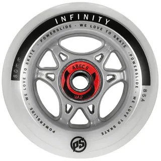 Powerslide Infinity 80 RTR 4er Rollenset 2025 inkl. ABEC 9 - Spacer