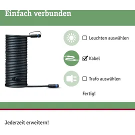 Paulmann Plug & Shine Verbindungskabel 150W Schwarz