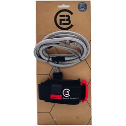 FBC Wing Wrist V2 Dynaema Leash 25 Foilwing Wingleash Handgelenk, Konfiguration: OS, Farbe: BLACK