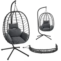 Steelsøn Alarian Hängesessel mit Gestell – Hängestuhl Rattan Outdoor