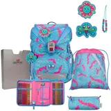 DerDieDas ErgoFlex Superlight Schulranzenset 5-teilig Happy Pixel