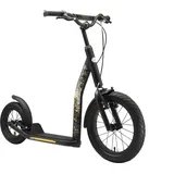 Star Scooter Tretroller Kinderroller ab 8 Jahre | 16 Zoll New Gen Sport Schwarz Schwarz