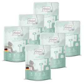 MjAMjAM Quetschie Kitten gute Pute mit Lachsöl 6 x 300 g
