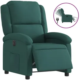 vidaXL Relaxsessel Elektrisch 86,5 x 99,5 x 0 cm Dunkelgrün