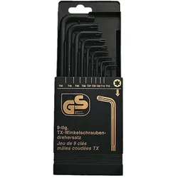 MANNESMANN Innen-Torx-Schlüssel High-Power (9-tlg.) Winkelschraubendrehersatz  M18100
