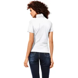 Heine Rollkragen-Shirt Kurzarm Weiß 48