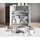 OTTO home PC-Schrank OTTO HOME "Kenia, Sekretär, Home Office", weiß (weiß, weiß hochglanz), B:120cm H:125cm T:39,5cm, Sekretäre, Mit Push-to-open, Tastaturauszug und praktischem Stauraum