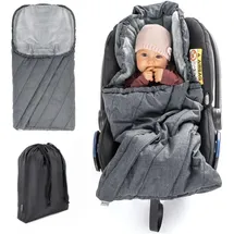 zamboo Winter-Fußsack Babyschale 3M PRO - für alle Gurtsysteme