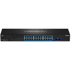TRENDnet TEG-30262 24-Port Switch, Gigabit 2x10G SFP+ Slots