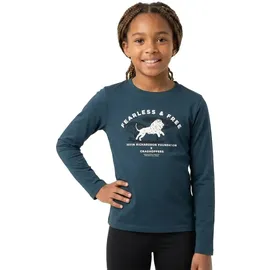 Craghoppers Nosilife Cruz Langarm-t-shirt - Blue Stone Lion - 9-10 Jahre