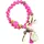 COLLEZIONE ALESSANDRO Bangalore Armband aus Glas pink onesize