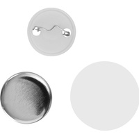 Uniprodo Buttonrohlinge Ø 32 mm 1.000 St. Ansteckbuttons für Buttonmaschine