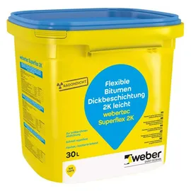 SG weber Flexible Bitumen Dickbeschichtung 30 l