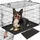 Tectake Hundekäfig-Gitterbox Schwarz