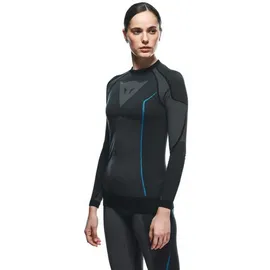 Dainese Dry LS Lady Baselayer-Shirt, Schwarz/Blau, XS/S