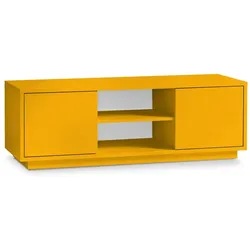 TV-Lowboard Fernsehertisch HiFi Kommode Sideboard Blickfangmöbel Orange