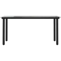 vidaXL 5-teiliges Garten-Esszimmerset Braunes Polyrattanglas