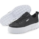 puma black-puma white 38