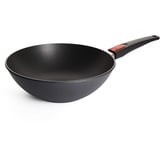 WOLL Diamond Lite Wok- und Rührpfanne, Ø 30 cm, 10 cm hoch, mit abnehmbaren Stiel - Geeignet für Ceran, Gas, Elektro, Halogen - nicht induktionsgeeignet, Aluminiumguss, Antihaft-Versiegelung