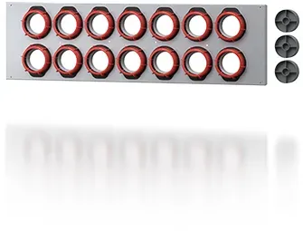 Wolf Montageplatte 14xDN75 für D-Box Flexi