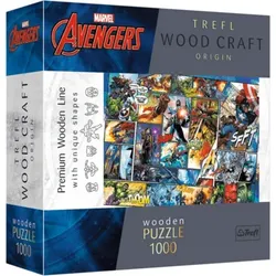 TREFL 20165 Holz Puzzle 1000 Teile Marvel Avengers